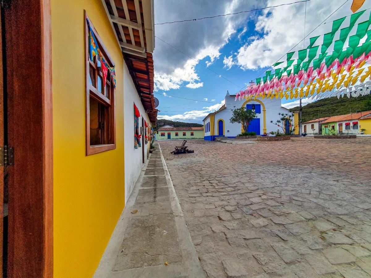 Casita Amarela Na Rua Mais Charmosa De Mucuge - Ba 빌라 외부 사진