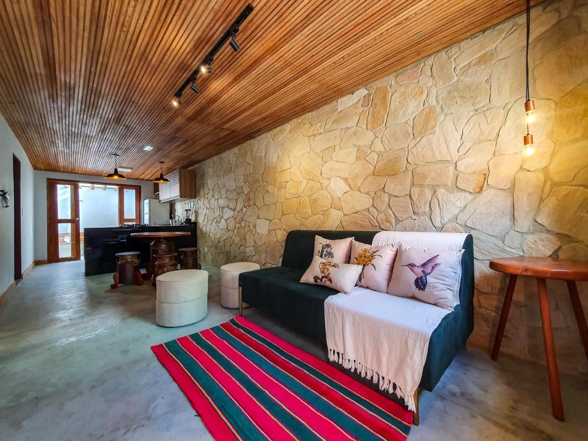 Casita Amarela Na Rua Mais Charmosa De Mucuge - Ba 빌라 외부 사진
