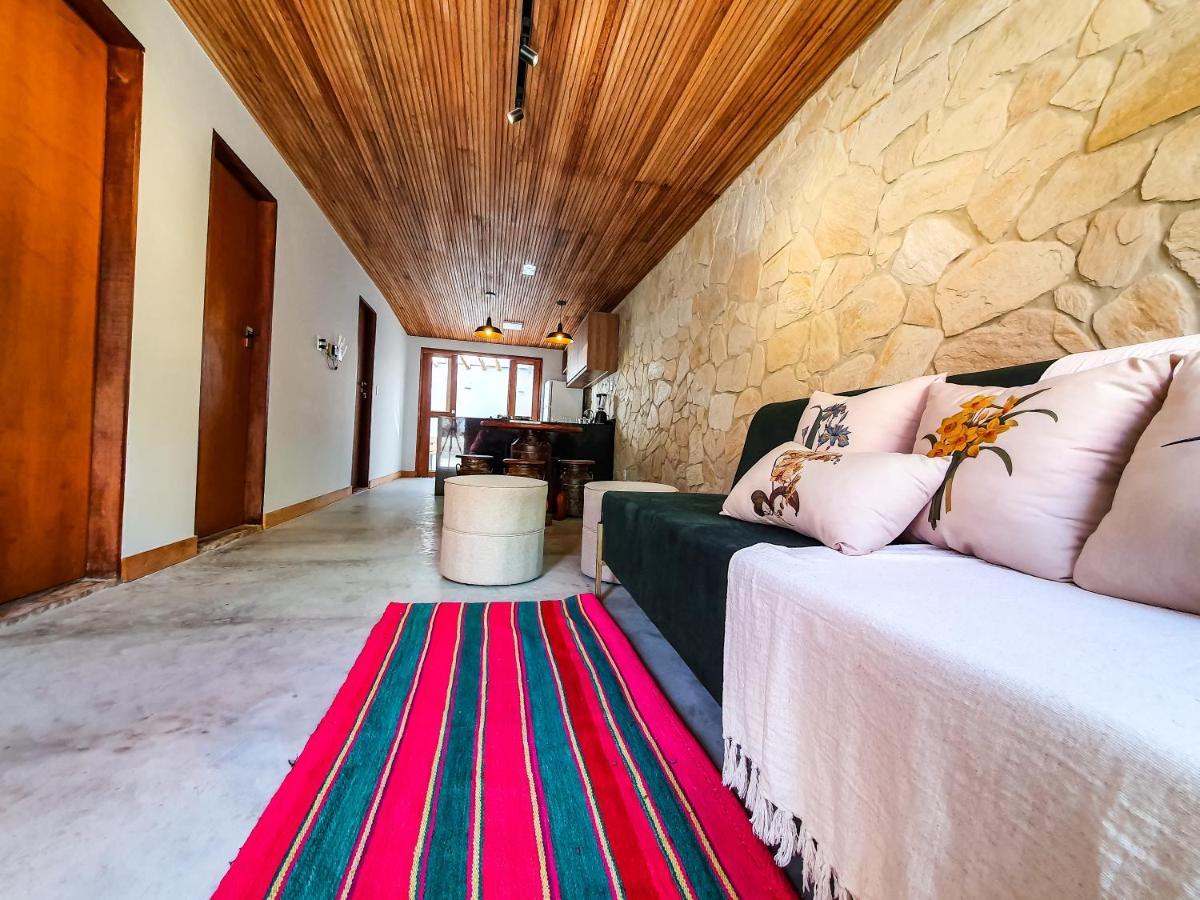 Casita Amarela Na Rua Mais Charmosa De Mucuge - Ba 빌라 외부 사진