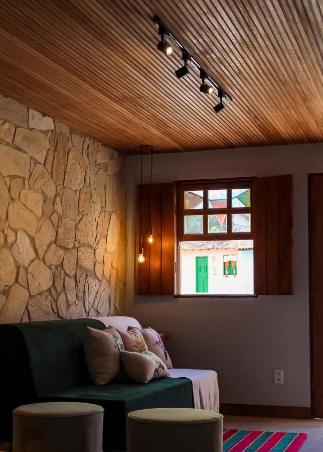 Casita Amarela Na Rua Mais Charmosa De Mucuge - Ba 빌라 외부 사진