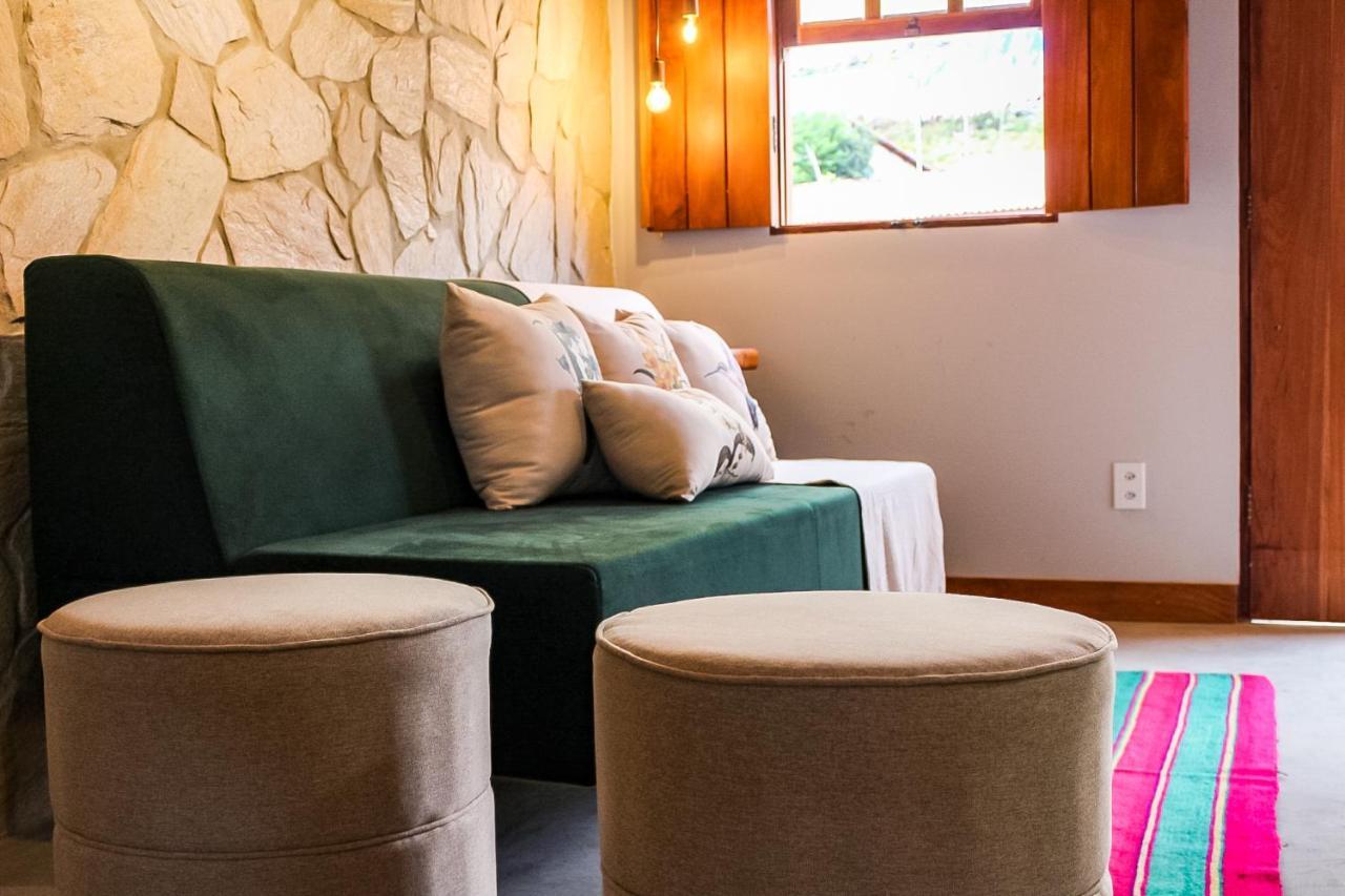 Casita Amarela Na Rua Mais Charmosa De Mucuge - Ba 빌라 외부 사진