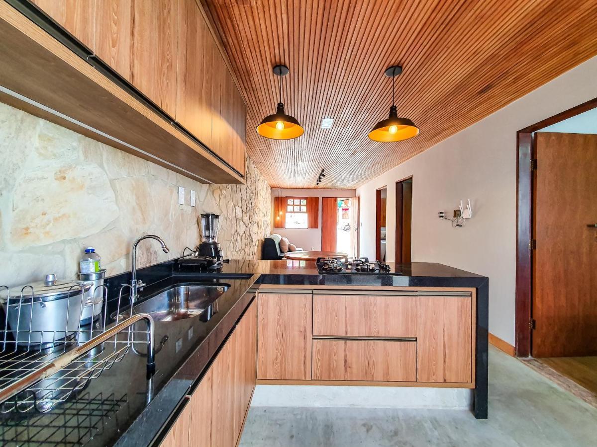 Casita Amarela Na Rua Mais Charmosa De Mucuge - Ba 빌라 외부 사진